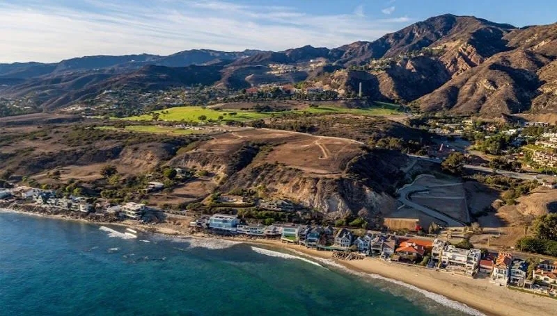 View of Malibu, California